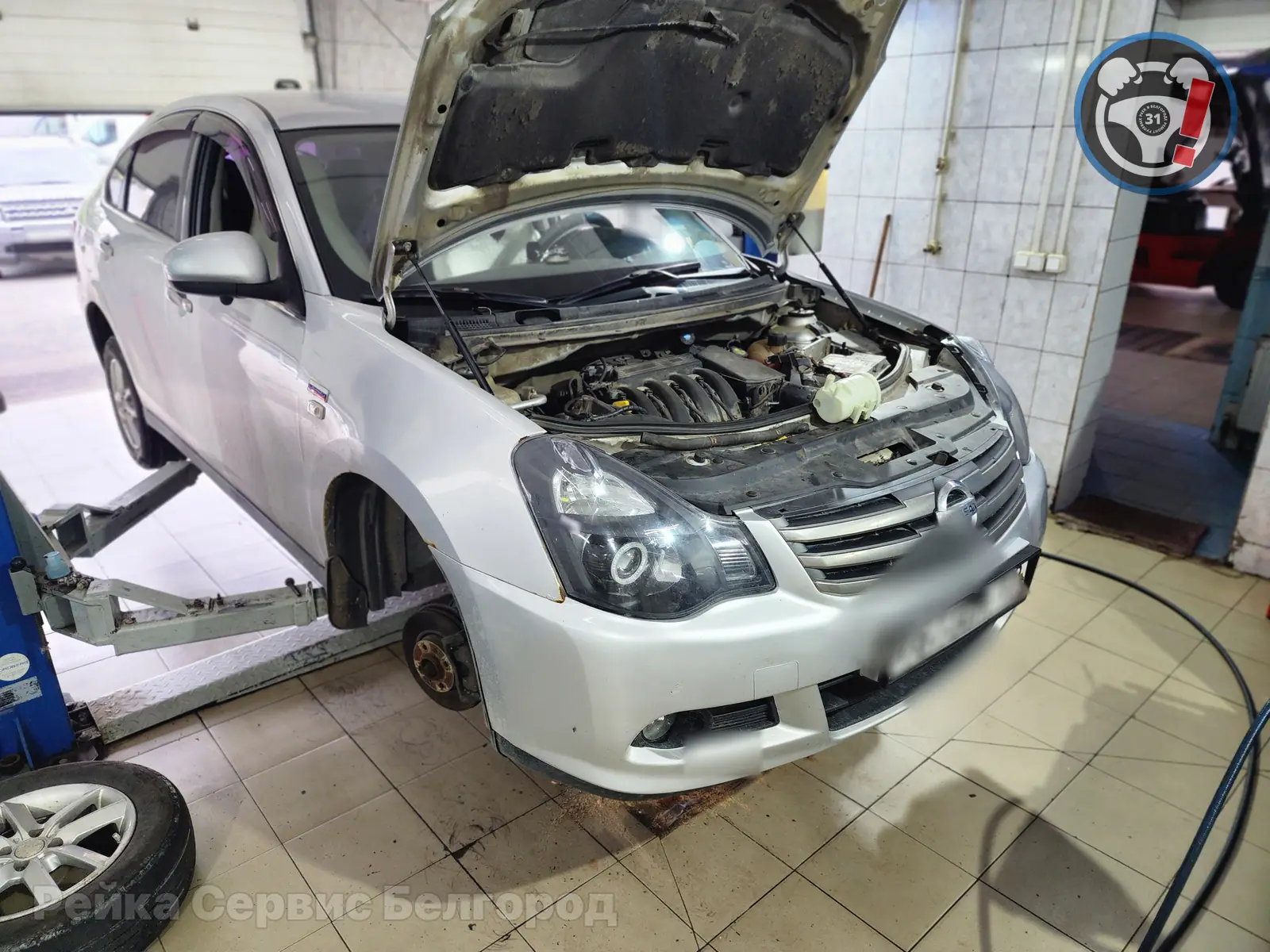 Nissan Almera G15 вой ГУР и стружка в системе: пример ремонта рулевой рейки