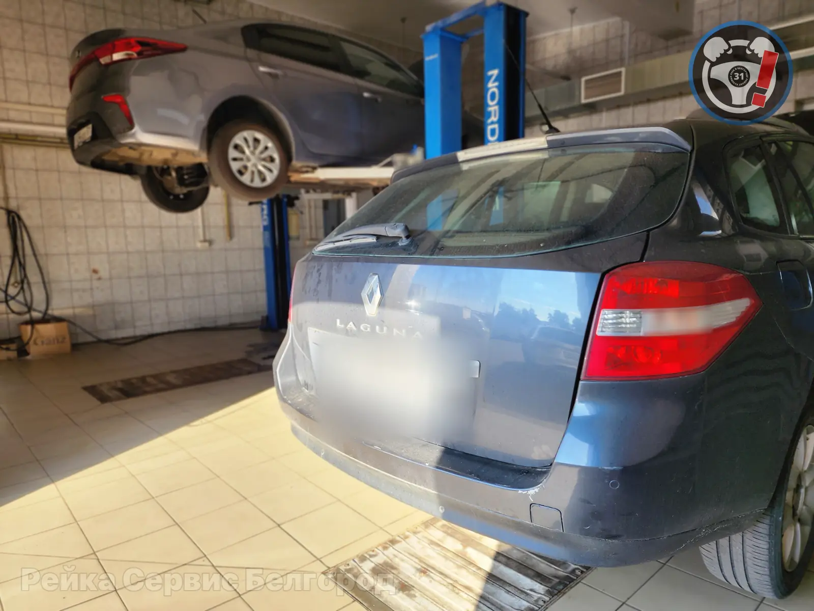 Renault Laguna III стук и тяжелый руль: пример ремонта электрорейки