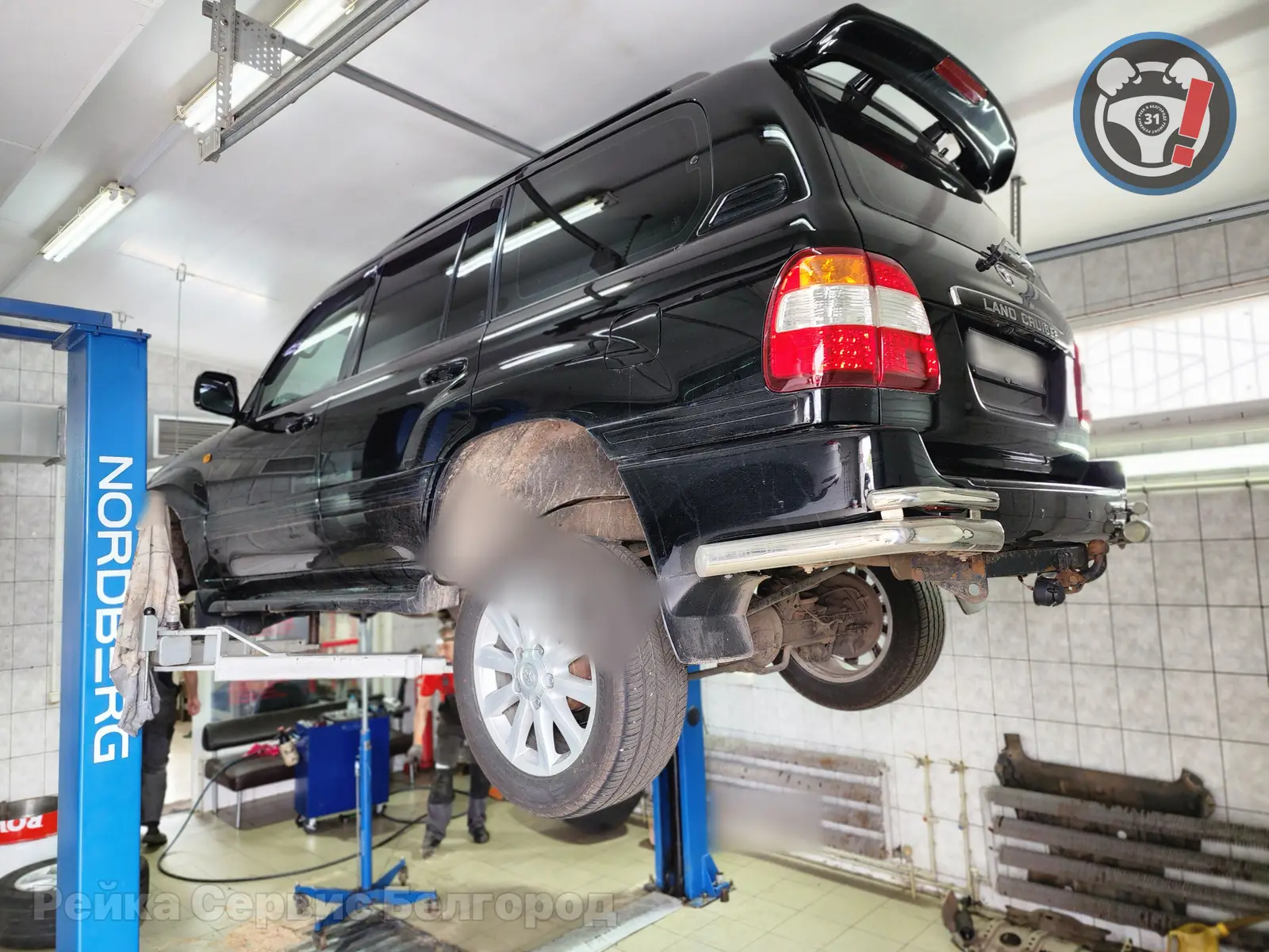 Toyota Land Cruiser 100 течь ГУР и стук справа: пример ремонта рулевой рейки